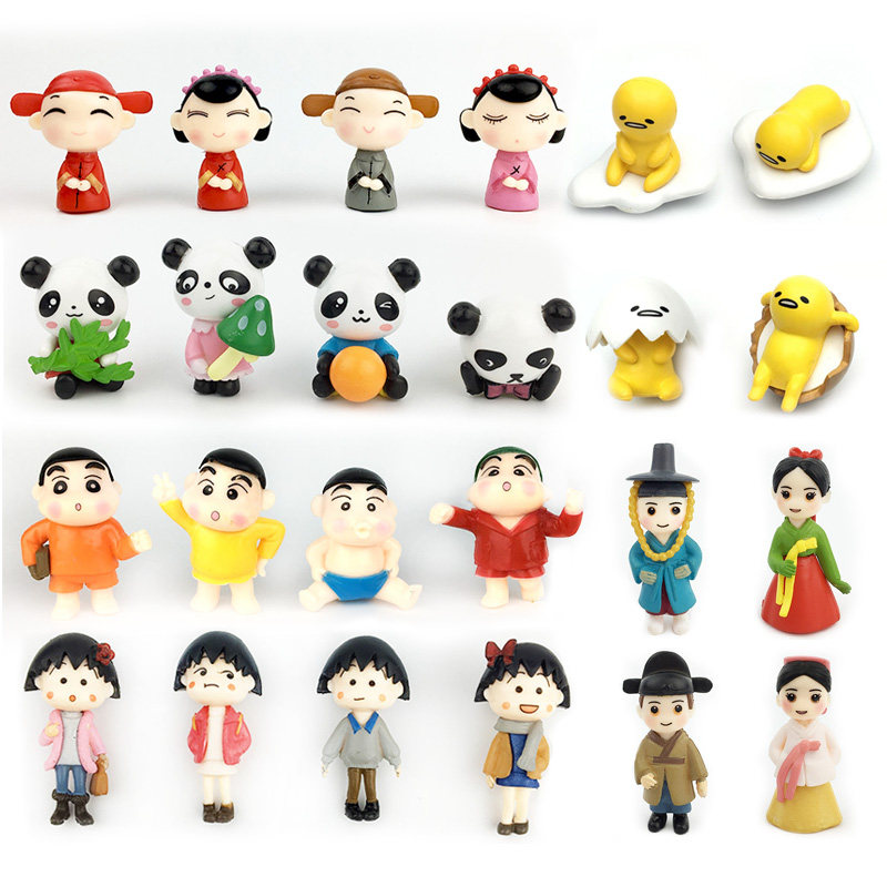 Japan's creative Korea refrigerator posted panda message with a set of 3D stereo personality cartoon decoration magnet