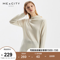 MECITY womens fashion autumn simple Foundation high neck thin casual knitted base shirt Women