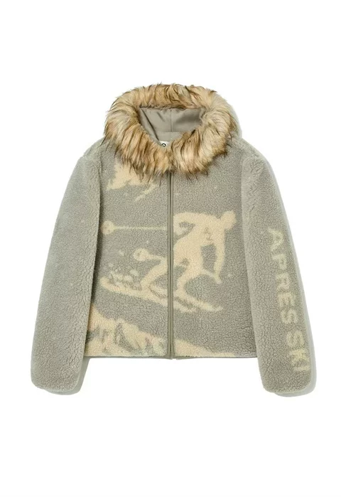 Демисезонная ski velour худи, куртка