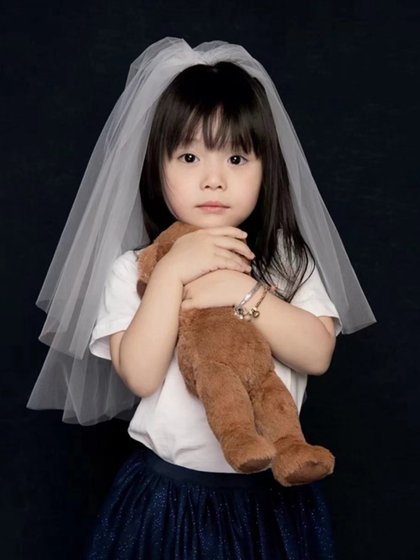 어린이의 베일 사진 소품 헤어핀 공주 어머니와 딸 부모와 어린이 소녀 인터넷 유명인 아기 생일 1 살짜리 머리 장식