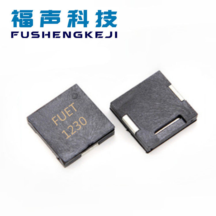 Piezo passive patch buzzer SMD FUET1230 12*12*3mm frequency 4KHZ side pronunciation