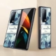 Huawei Mate x2 [гальванирующие черные края] -lue