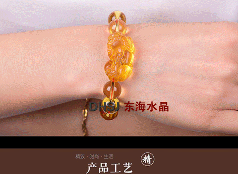 Xác thực tự nhiên 5A Brazil citrine vòng tay nam và nữ mô hình vòng tay mở may mắn vận chuyển trang sức vòng tay