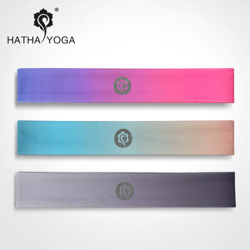 Hata Huan color yoga hair band Sweat absorption sweat antiperspirant sports headband Female hair band fitness hair band Hair ring running headband