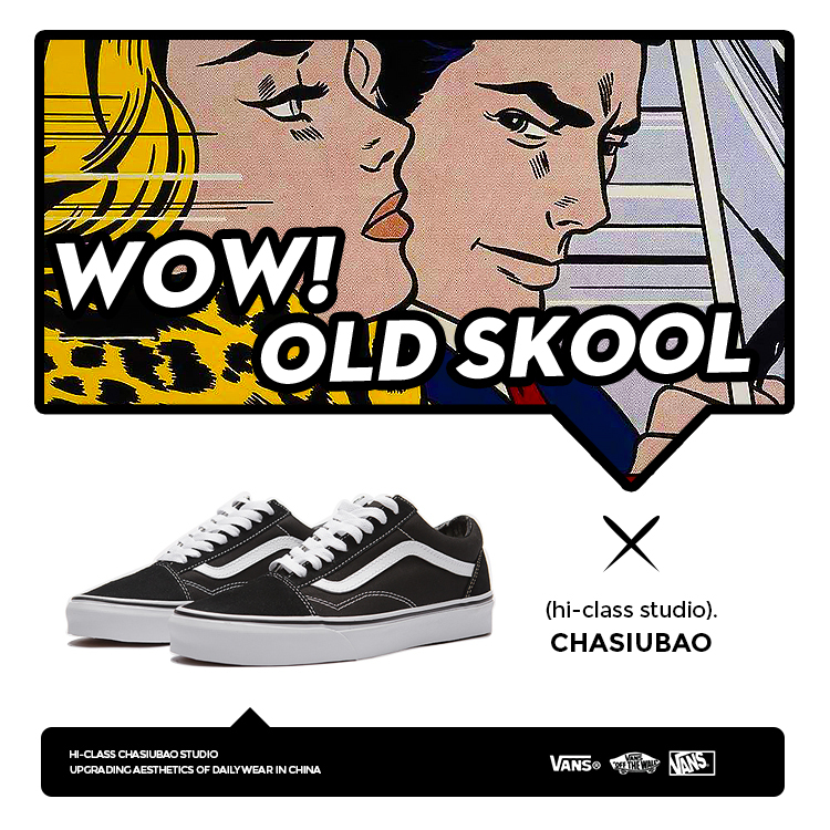Vans Low-Top Classic Black and White Vans Old Skool Men's and Women's Skateboard Casual Canvas Shoes Vn000D3Hy28