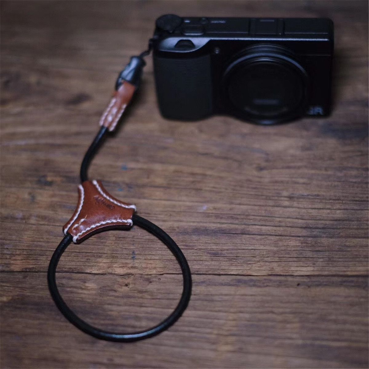 cam-in fur strap is suitable for Sony black carlide gr3 camera mobile phone hanging rope