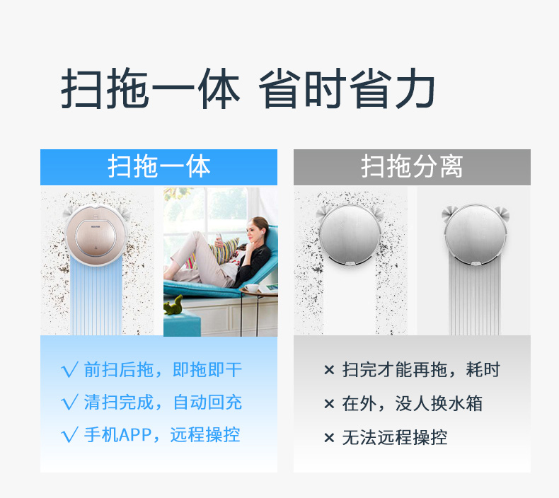 Robot quét bụi Cobos Máy hút bụi Ling CEN546 Jin Rui 540 gương thần S tự động quét nhà robot ecovacs deebot