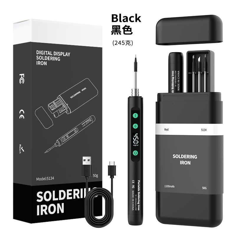 Multifunctional Digital Display Soldering Iron USB Charging Portable Repair Soldering Iron Tool Set