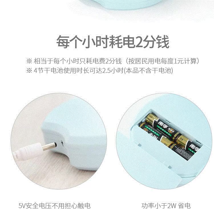 Quạt Nhật Bản mini quạt điện nhỏ câm gió sinh viên đại học với quạt điện máy tính văn phòng - USB Aaccessories quạt yoobao