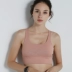Áo ngực thể thao chống sốc tập hợp khuôn mẫu đồ lót thể thao nữ tập thể dục yoga vẻ đẹp trở lại thể thao vest nữ tốc độ ánh sáng áo bra tập gym big size Đồ lót thể thao