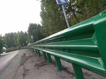 Plastic spray highway guardrail highway waveform guardrail Rural Highway Safety Traffic road double wave guardrail board