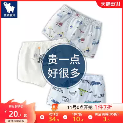 Boys Underpants Children Summer Cotton Boxer Baby Shorts Boy Safety Pants Triangle Toddler Pants