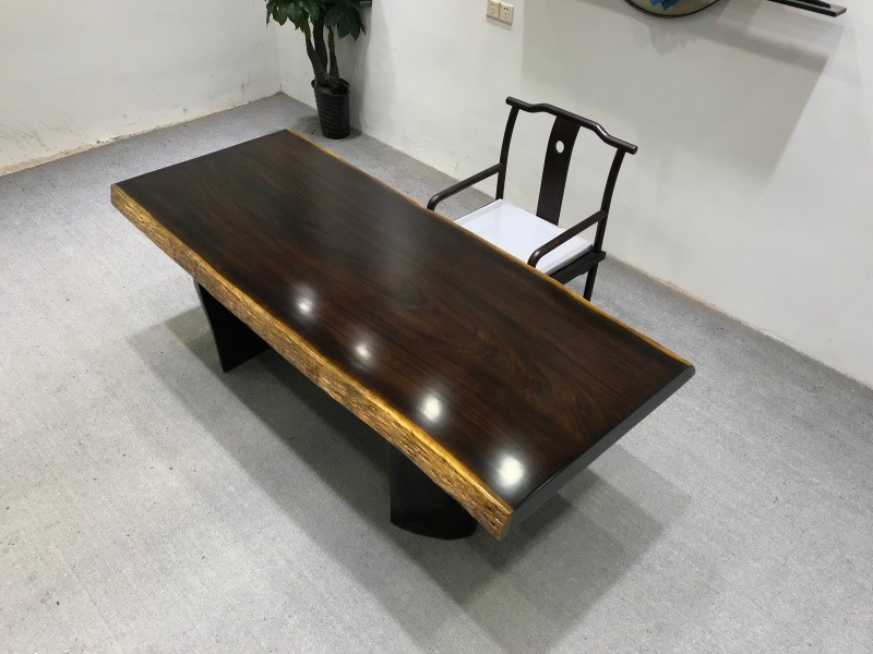 Africa Black Sandalwood Solid Wood Large Plate 200-90-10 Circle Chair One of the bench Two Mimi One