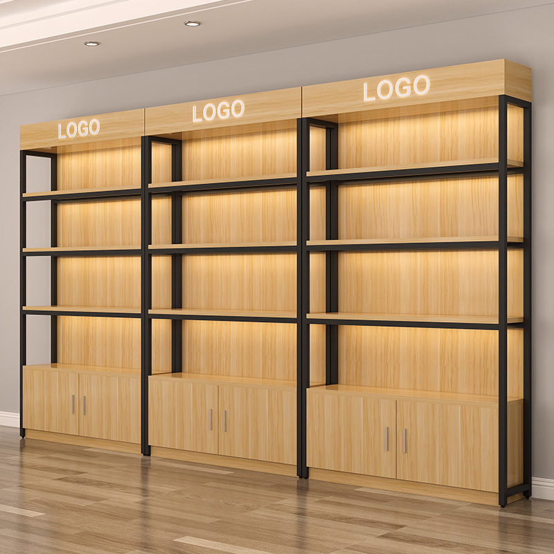 Supermarket shelf display rack mother and baby store product display cabinet combination display cabinet multi-layer cosmetics sample storage rack