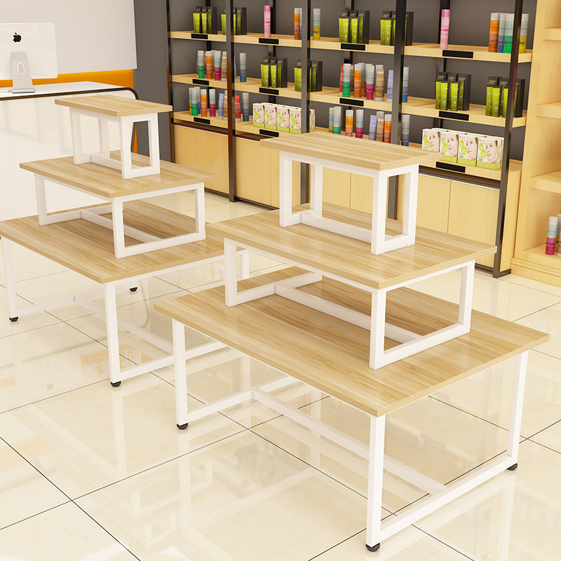 Shop Liushuitai Supermarket Middle Island Cabinet Shoe Bag Display