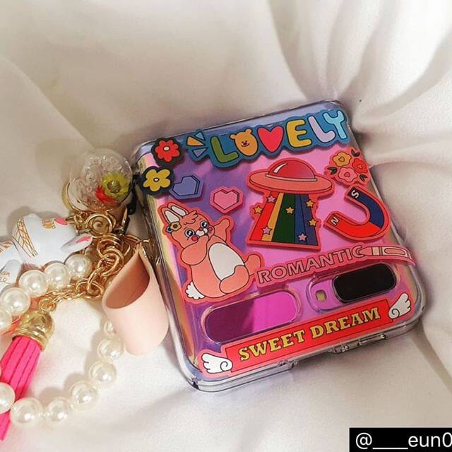 (Spot not have to wait) Korea ARDIUM zflip mobile phone protection shell game shell sticker