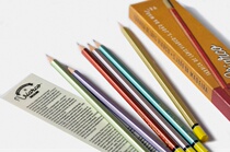 Retro pencil delta Portugal Viarco 2000 old vintage retro six color pearlescent student graphite pencil single