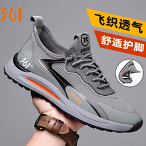 361 Men Shoes New Products Sneakers Man Tide Running Shoes Summer Casual Light Net Face Breathable Non-slip Casual Shoes