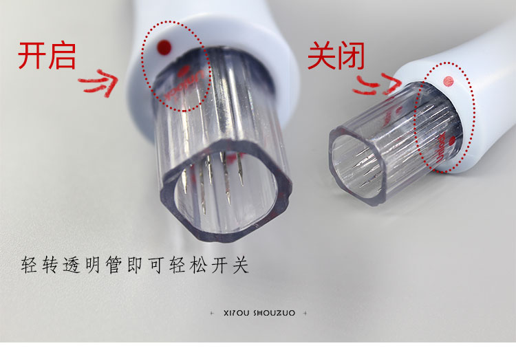 Westward làm bằng tay 7 chân bảy cây bút bảy kim đặt len ​​cảm thấy chọc chọc công cụ tạo hình nhanh Hướng dẫn sử dụng công cụ DIY - Công cụ & vật liệu may DIY que đan len
