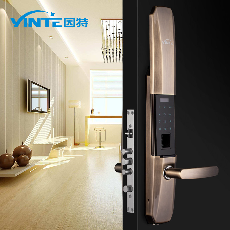 German Intel fingerprint lock Y3100 multi-functional household anti-theft door universal smart password lock Zhengzhou Monopoly