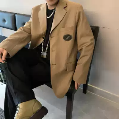 2021 spring and summer new kkk we11done suit fried street classic retro Korean loose suit jacket