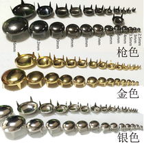 Full Copper Round Head Four Paws Rivets Shoes Bag Decoration Semi-circle Accessories Round Mushroom Four Feet Claw Nail Clothing Accessories