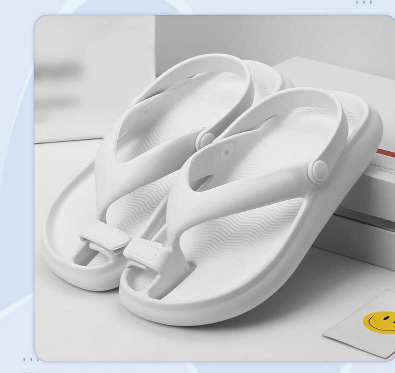 Flip-Flops for Summer Outdoor Wear, Non-Slip, Corrective for Hallux Valgus, Split-Toe Slippers, Sandals, Outdoor Casual Soft-Soled Vietnamese Flip-Flops