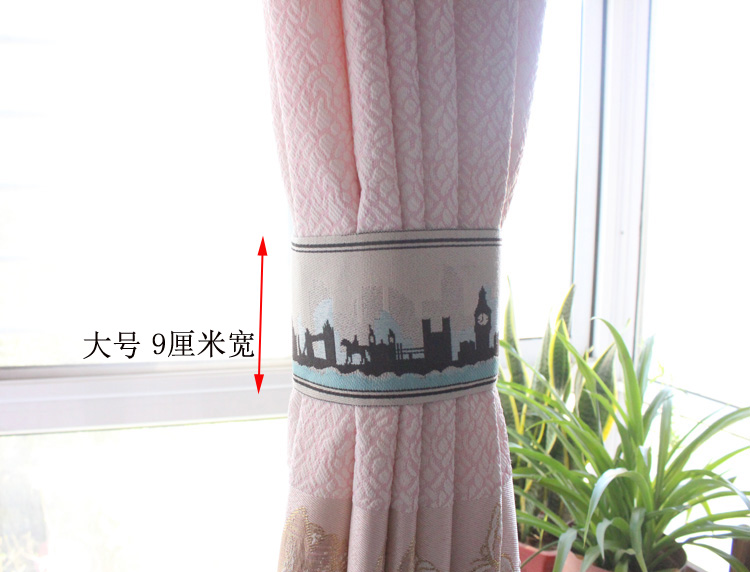 Rèm cửa, khóa rèm, một cặp phong cách đơn giản, ruy băng, rèm cửa, khóa, rèm cửa, buộc - Phụ kiện rèm cửa móc treo rèm cửa