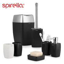 Swiss SPIRELLA European style simple bathroom toiletries kit Bathroom creative bathroom seven-piece set