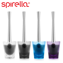 Swiss SPIRELLA Acrylic matte durable non-perforated toilet brush set No dead angle toilet brush