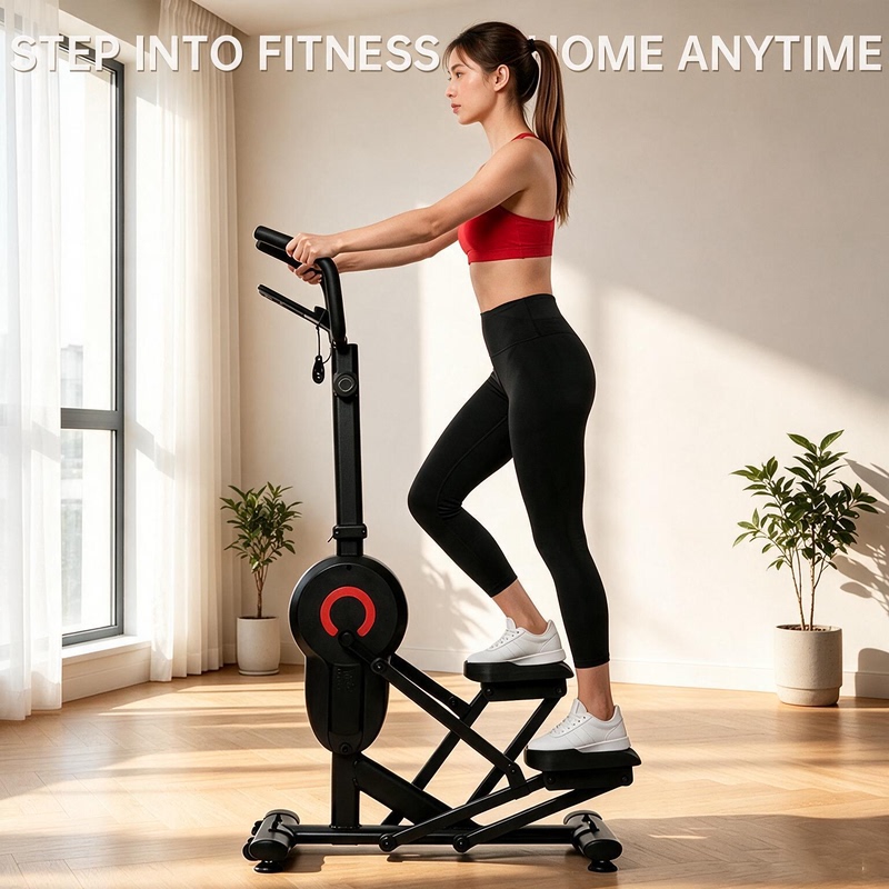 16-Level Resistance Adjustment Magnetic Control Stair Climber Folding Indoor Home Fitness Bike Weight Loss Equipment 16-Level Resistance Adjustment Magnetic Control Stair Climber Folding Indoor Home Fitness Bike Weight Loss Equipment