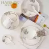 Histis Jingdezhen Bone China European dish set Light luxury ceramic household high-end tableware bowl set