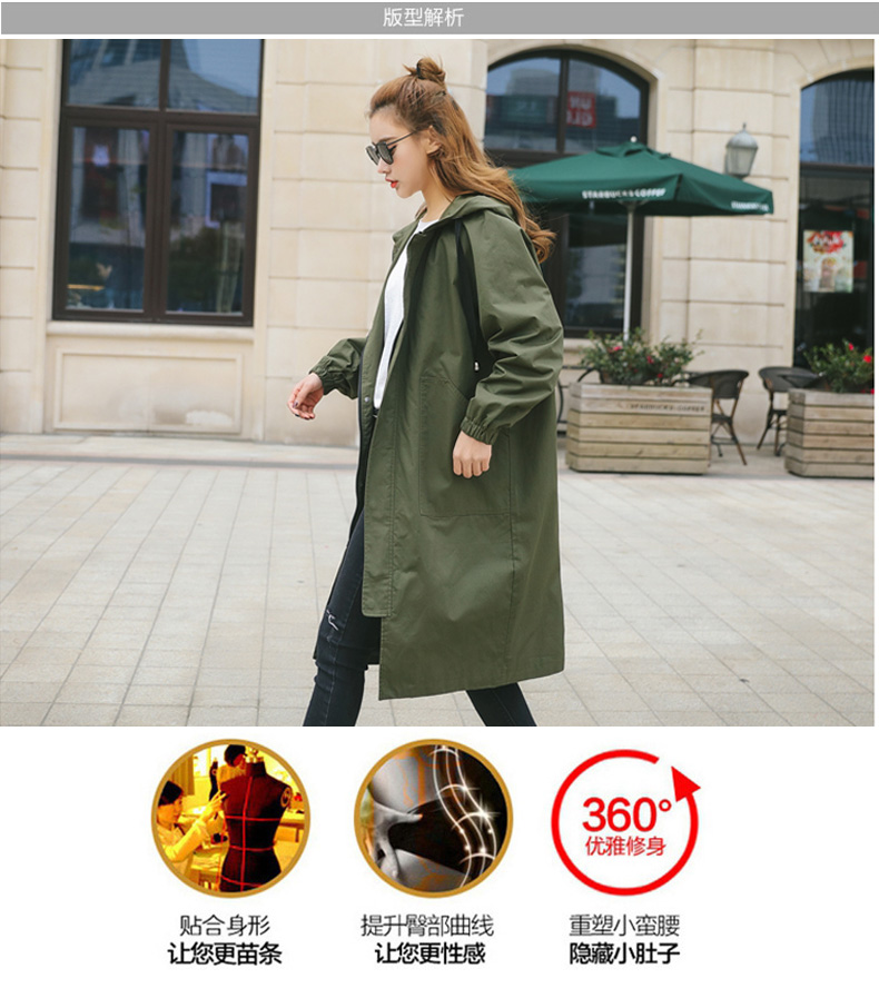 Trench pour femme en Polyester en Coton - Ref 3226851 Image 11