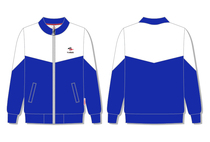 Middle and high school uniform customization-current version-blue and white lapel jacket-Student dress classmate association couple clothing can be OEM