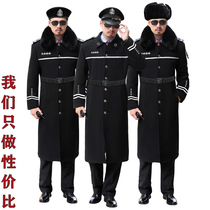 Italys winter security clothing wool coat thickened cotton liner warm autumn winter clothing Security property coat
