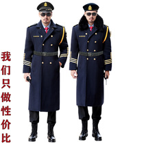 Ifdo Doni wool coat warm thickened cotton liner autumn and winter clothing Security clothing Security property coat set