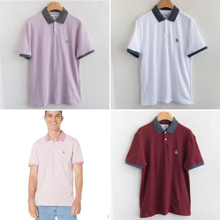 Beidoli t European Style Little Penguin New Basic Men's Color-Blocked Polo Shirt Beidoli t European Style Little Penguin New Basic Men's Color-Blocked Polo Shirt