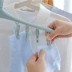 Khóa chống gió móc áo đa năng bằng nhựa màu kẹo phơi giá Quần áo nhỏ vớ giá phơi 8 clip quần áo - Hệ thống giá giặt