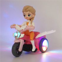 Aisha ride electric music glow spin dazzle dance Aisha stunt tricycle little girl baby childrens toys