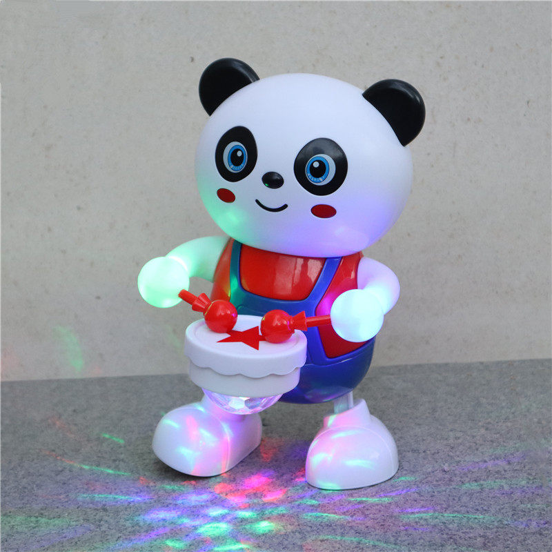 Moved toy baby learning crawling baby training head-up electric lighting music singing and dancing children's puzzle