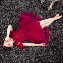 Girls Shawl9Wedding Princess Skirt4Childrens Dress5Little Girl Trailing6Evening Dress7Performance Costume8years old