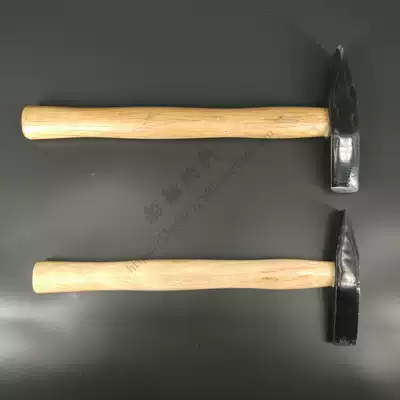 Forged steel rust hammer Wooden handle rust removal hammer Flat head safety hammer Electric welding slag hammer Marine IMPA612611 2