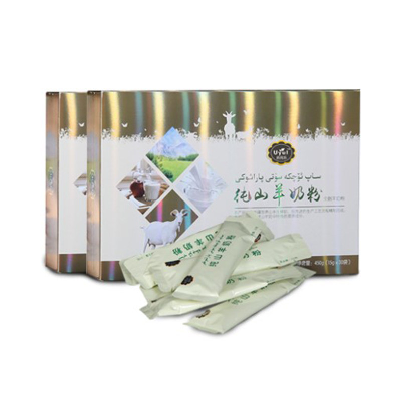 Wu Youle Whole Fat Pure Goat Milk Powder Adult Xinjiang Children Students Pregnant Women Pregnant women with no cane sugar 450g
