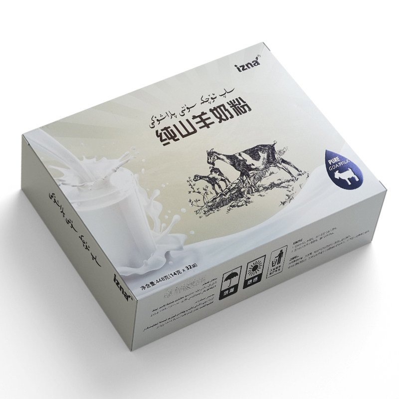 Xinjiang izna pure goat milk powder sugar-free and no added middle-aged and elderly children 14g*32 bags of pregnant women small package instant