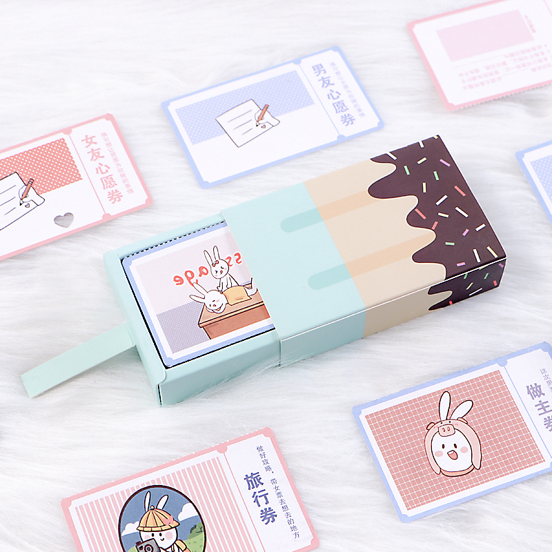 Love exchange coupon diy boyfriend coupon gift couple love small 100 things card privilege volume to send surprise 520