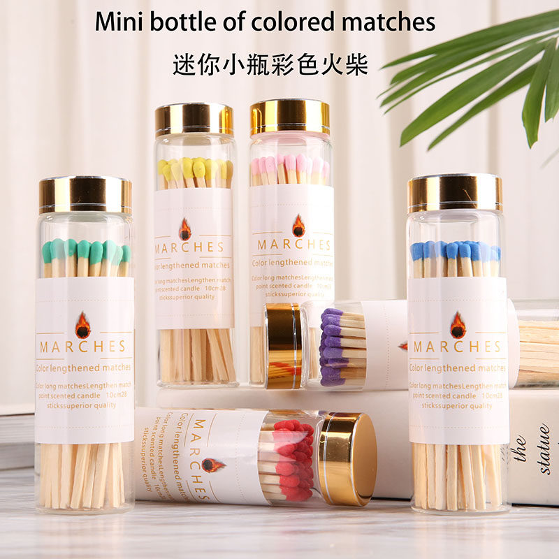 Aromatherapy candle special match lengthened 10cm creative art cigar moxa moxibustion match 40 portable