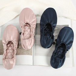 100% Mulberry Silk Silk Slippers Home Shoes Soft Soled Shoes Travel Floor Shoes Aircraft Hotel Shoes Confinement Shoes