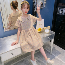 Girls dresses summer dresses 2021 new foreign style summer childrens clothing little girl princess dress long dress childrens skirt summer