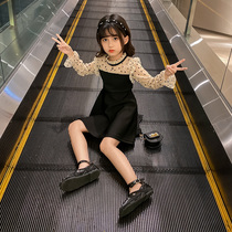 Girls spring dress 2021 new net red childrens clothing little girl long sleeve princess dress spring and autumn Western style skirt