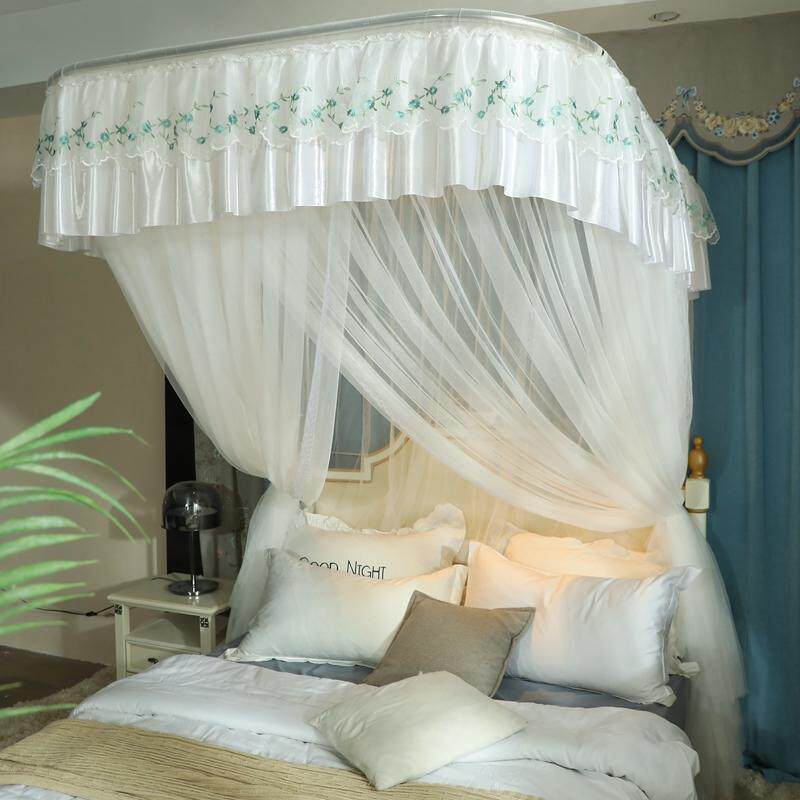 Princess wind u type extended net stainless steel lifting steel household bed mantle floor-to-earth ledger for general machine washing